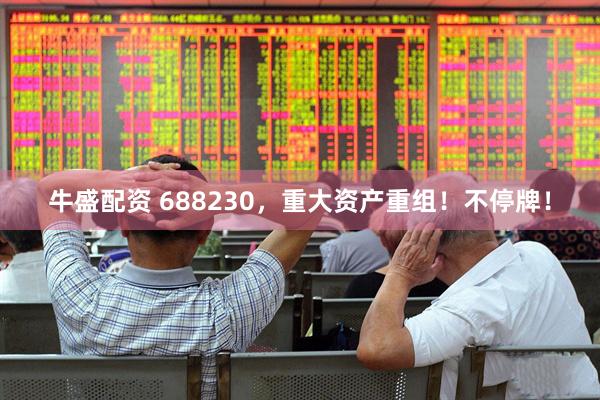 牛盛配资 688230，重大资产重组！不停牌！