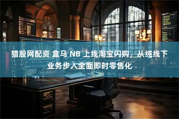 猎股网配资 盒马 NB 上线淘宝闪购，从纯线下业务步入全面即时零售化
